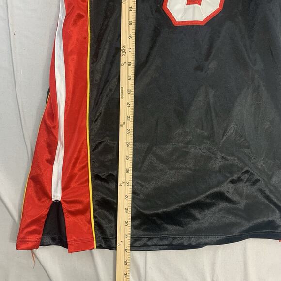 Adidas Miami Heat Dwyane Wade #3 Jersey Black Alternate Mens 50 Basketball - Picture 7 of 8